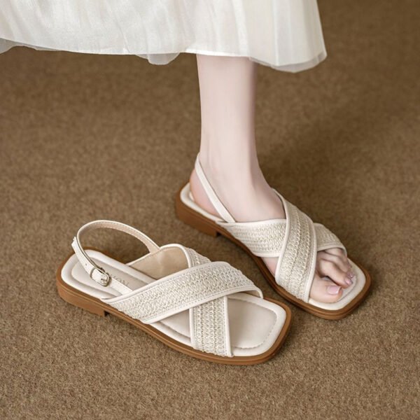 Bestselling color-block sandals